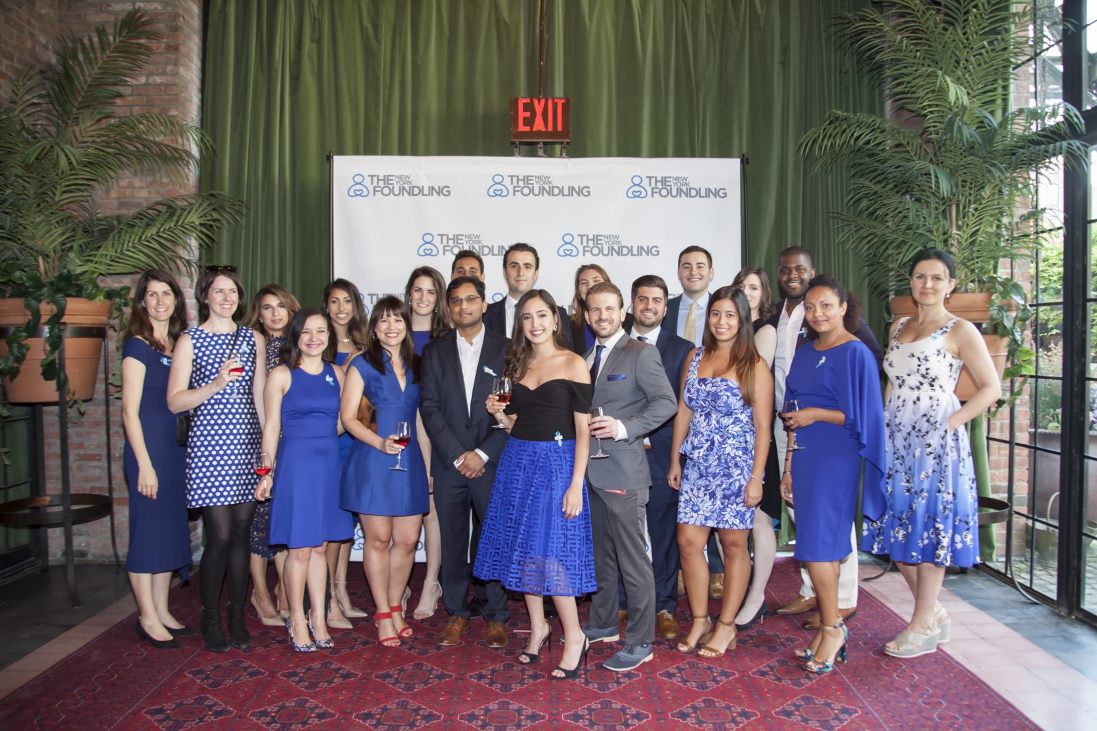 Medium Inside The Blue Party Hosted By The New York Foundling The