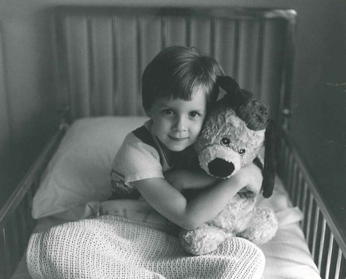 Boy with Stuffed Animal
