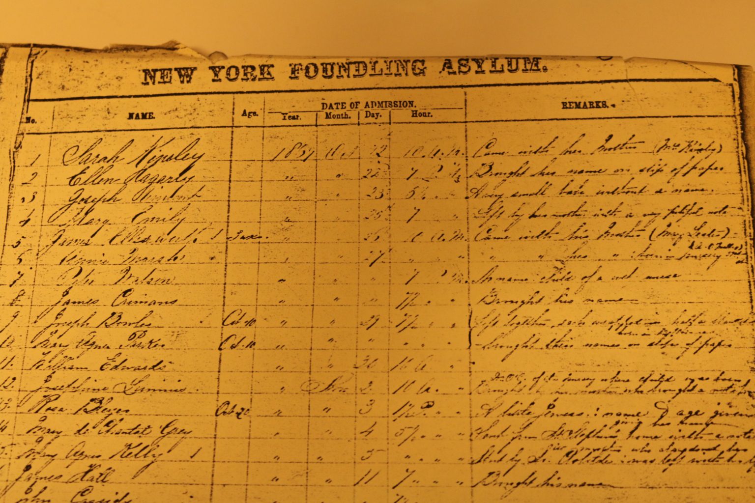 Connect To Your Foundling Roots The New York Foundling