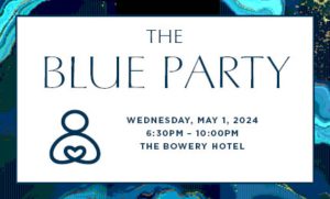 Blue Party Invite
