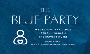 Blue Party Invite 2025